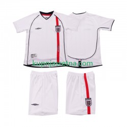 Dječja Domaći Home Dresova Engleska Retro 2002 Kratkih Rukava