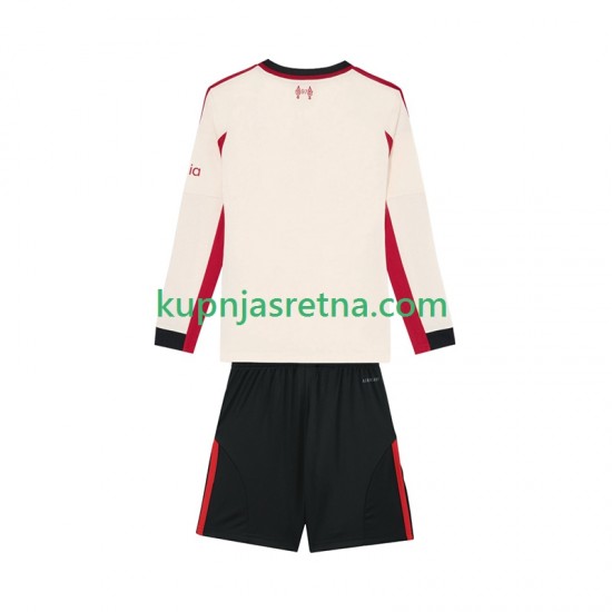 Dječja Gostujući Away Dresova Liverpool 2025-2026 Dugim Rukavima