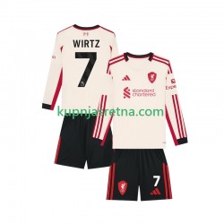 Dječja Gostujući Away Dresova Liverpool Florian Wirtz 7 2025-2026 Dugim Rukavima Dječja Gostujući Away Dresova Liverpool Florian Wirtz 7 2025-2026 Dugim Rukavima