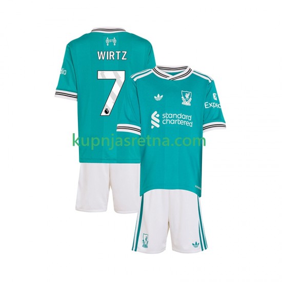 Dječja Treći Dresova Liverpool Florian Wirtz 7 2025-2026 Kratkih Rukava