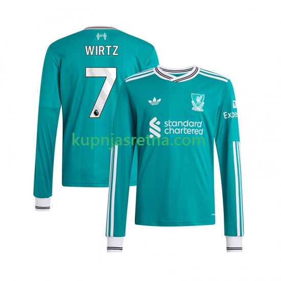 Muškarci Treći Dresova Liverpool Florian Wirtz 7 2025-2026 Dugim Rukavima