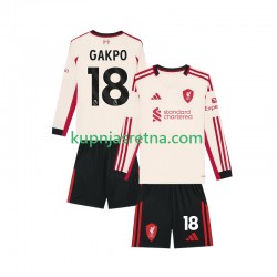 Dječja Gostujući Away Dresova Liverpool Gakpo 18 2025-2026 Dugim Rukavima Dječja Gostujući Away Dresova Liverpool Gakpo 18 2025-2026 Dugim Rukavima
