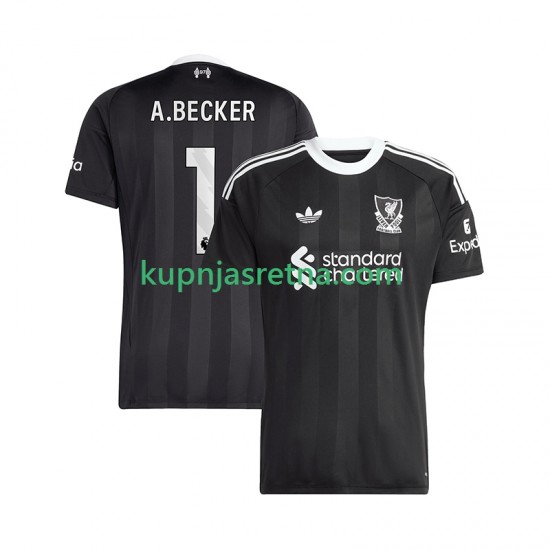 Muškarci Četvrti Golmanski Dresova Liverpool Alisson Becker 1 2025-2026 Kratkih Rukava