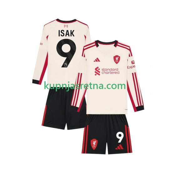 Dječja Gostujući Away Dresova Liverpool ISAK 9 2025-2026 Dugim Rukavima