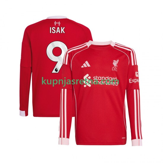 Muškarci Domaći Home Dresova Liverpool ISAK 9 2025-2026 Dugim Rukavima