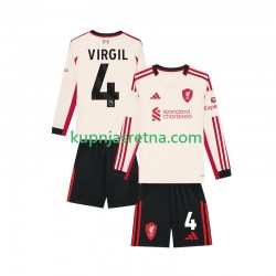 Dječja Gostujući Away Dresova Liverpool Virgil van Dijk 4 2025-2026 Dugim Rukavima Dječja Gostujući Away Dresova Liverpool Virgil van Dijk 4 2025-2026 Dugim Rukavima