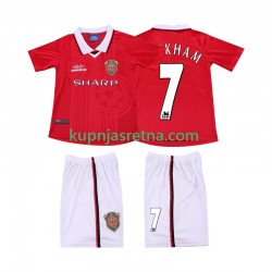 Dječja Domaći Home Dresova Manchester United BECKHAM 7 Retro 1999 2000 Kratkih Rukava