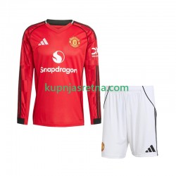 Dječja Domaći Home Dresova Manchester United 2025-2026 Dugim Rukavima