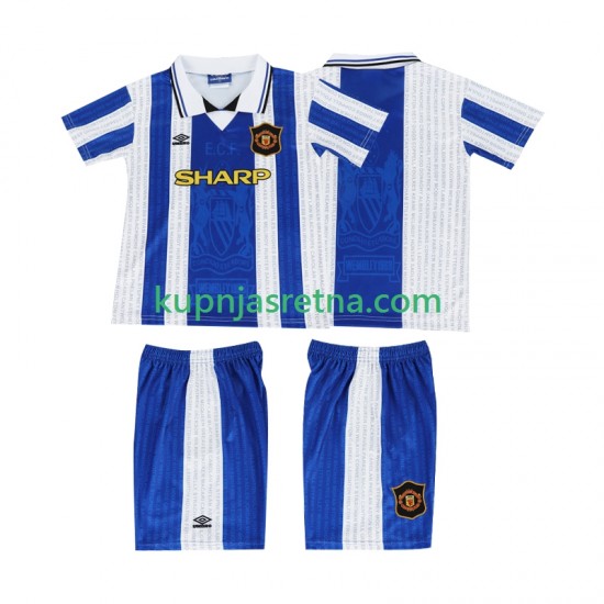 Dječja Treći Dresova Manchester United Retro 1994 1996 Kratkih Rukava