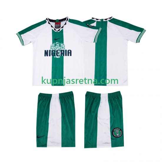 Dječja Gostujući Away Dresova Nigerija Retro 1996 Kratkih Rukava