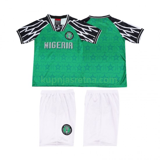 Dječja Domaći Home Dresova Nigerija Retro 1995 Kratkih Rukava