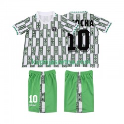 Dječja Gostujući Away Dresova Nigerija OKOCHA 10 Retro 1994 Kratkih Rukava Dječja Gostujući Away Dresova Nigerija OKOCHA 10 Retro 1994 Kratkih Rukava