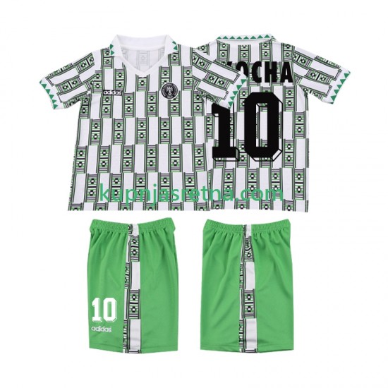 Dječja Gostujući Away Dresova Nigerija OKOCHA 10 Retro 1994 Kratkih Rukava