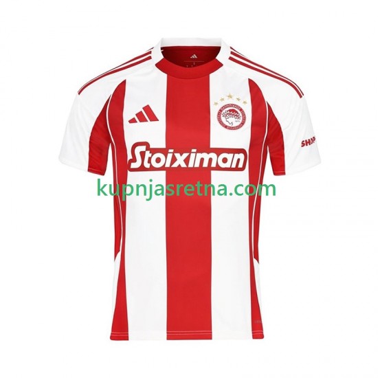 Muškarci Domaći Home Dresova Olympiacos 2025-2026 Kratkih Rukava