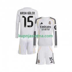 Dječja Domaći Home Dresova Real Madrid Arda Guler 15 2025-2026 Dugim Rukavima