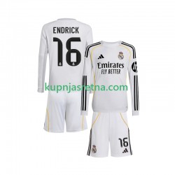 Dječja Domaći Home Dresova Real Madrid Endrick 16 2025-2026 Dugim Rukavima