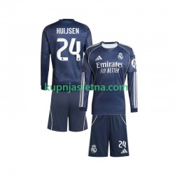 Dječja Gostujući Away Dresova Real Madrid Huijsen 24 2025-2026 Dugim Rukavima Dječja Gostujući Away Dresova Real Madrid Huijsen 24 2025-2026 Dugim Rukavima