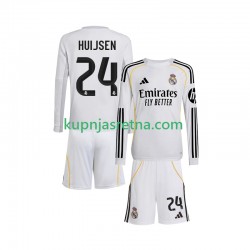 Dječja Domaći Home Dresova Real Madrid Huijsen 24 2025-2026 Dugim Rukavima