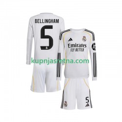 Dječja Domaći Home Dresova Real Madrid Jude Bellingham 5 2025-2026 Dugim Rukavima