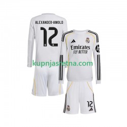 Dječja Domaći Home Dresova Real Madrid Trent Alexander-Arnold 12 2025-2026 Dugim Rukavima Dječja Domaći Home Dresova Real Madrid Trent Alexander-Arnold 12 2025-2026 Dugim Rukavima