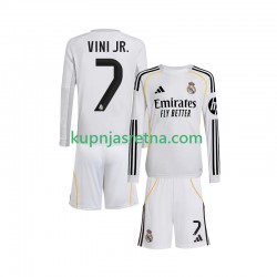 Dječja Domaći Home Dresova Real Madrid Vinicius Junior 7 2025-2026 Dugim Rukavima