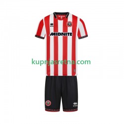 Dječja Domaći Home Dresova Sheffield United 2025-2026 Kratkih Rukava