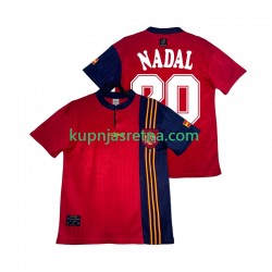 Muškarci Domaći Home Dresova Španjolska NADAL 20 Retro 1996 Kratkih Rukava