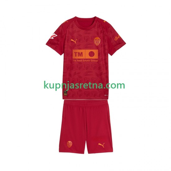 Dječja Gostujući Away Dresova Valencia CF 2025-2026 Kratkih Rukava