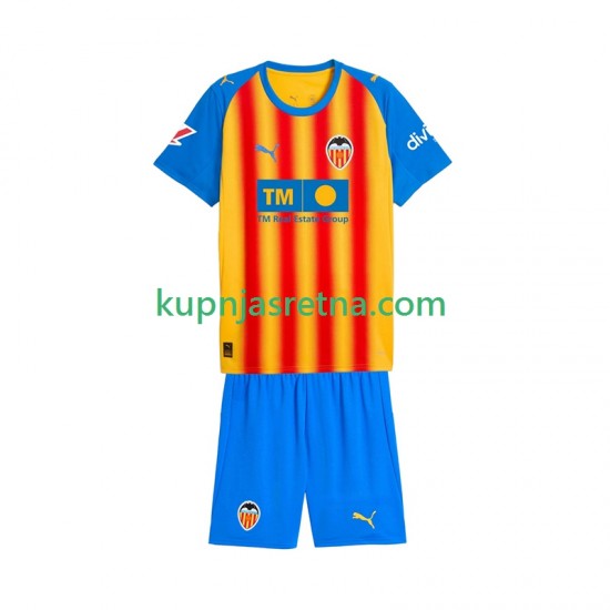 Dječja Treći Dresova Valencia CF 2025-2026 Kratkih Rukava