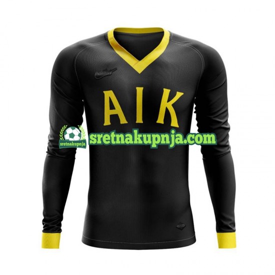 Muškarci Domaći Home Dresova AIK 100 Anniversary 2024 Dugim Rukavima