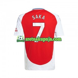 Muškarci Domaći Home Dresova Arsenal Bukayo Saka 7 2024-2025 Crvena Kratkih Rukava