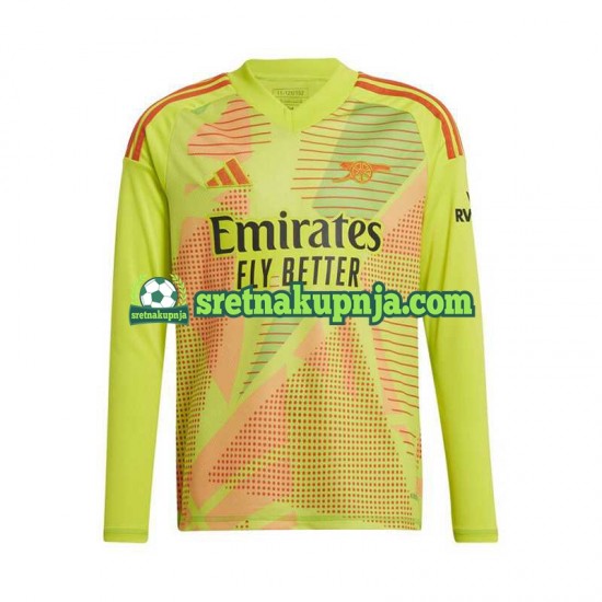 Muškarci Domaći Home Golmanski Dresova Arsenal 2024-2025 Žuta boja Dugim Rukavima