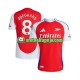 Muškarci Domaći Home Dresova Arsenal Martin Odegaard 8 2024-2025 Crvena Kratkih Rukava
