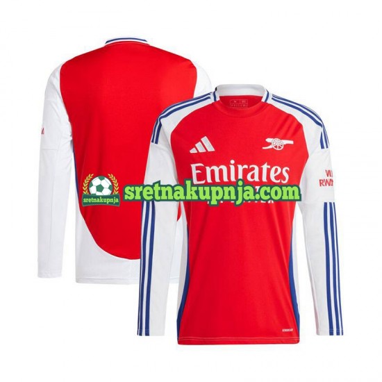 Muškarci Domaći Home Dresova Arsenal 2024-2025 Crvena Dugim Rukavima