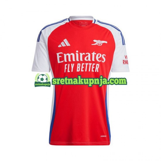 Muškarci Domaći Home Dresova Arsenal 2024-2025 Crvena Kratkih Rukava