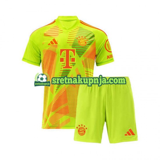 Dječja Domaći Home Golmanski Dresova FC Bayern München 2024-2025 Kratkih Rukava