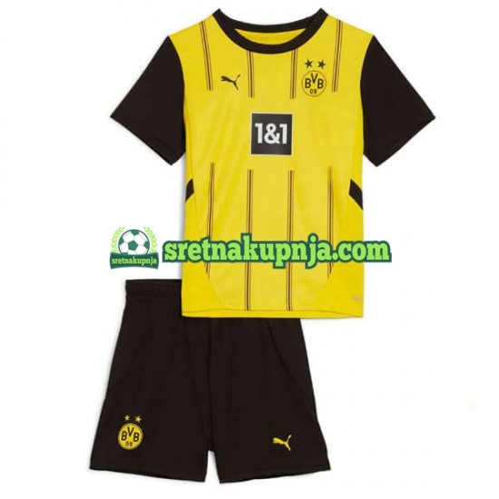 Dječja Domaći Home Dresova Borussia Dortmund 2024-2025 Kratkih Rukava
