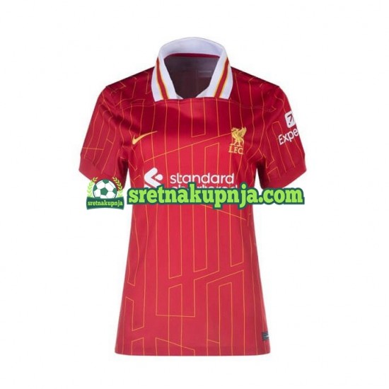 Žene Domaći Home Dresova Liverpool 2024-2025 Kratkih Rukava