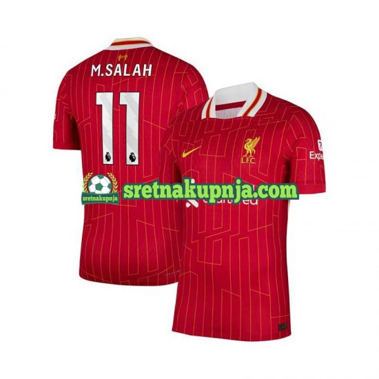 Muškarci Domaći Home Dresova Liverpool Mohamed Salah 11 2024-2025 Crvena Kratkih Rukava