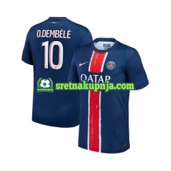 Muškarci Domaći Home Dresova Paris Saint-Germain Ousmane Dembele 10 2024-2025 Kratkih Rukava