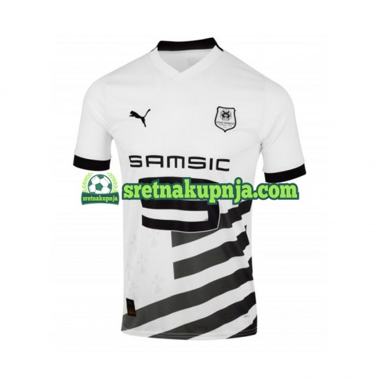 Muškarci Gostujući Away Dresova Stade Rennais 2023-2024 Bijela Kratkih Rukava