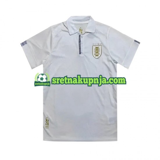Muškarci Gostujući Away Dresova Urugvaj 100th Anniversary 2024 Kratkih Rukava