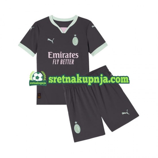 Dječja Treći Dresova AC Milan 2024-2025 Kratkih Rukava