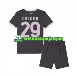 Dječja Treći Dresova AC Milan Fofana 29 2024-2025 Kratkih Rukava