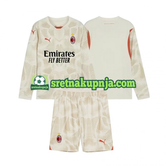 Dječja Treći Golmanski Dresova AC Milan 2024-2025 Dugim Rukavima