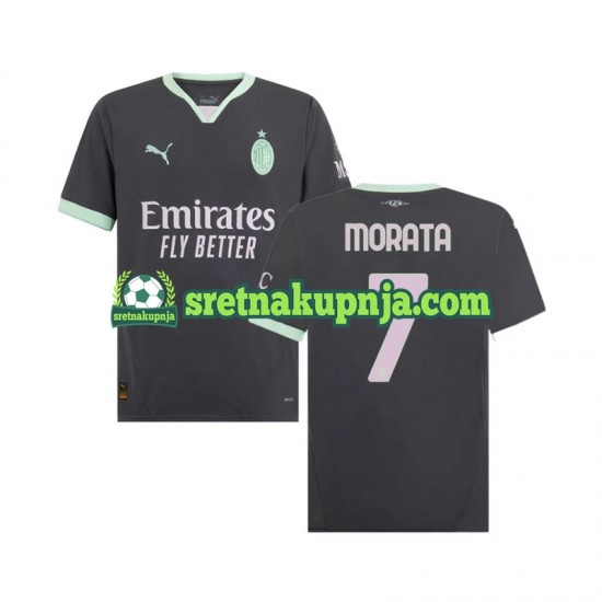 Muškarci Treći Dresova AC Milan Morata 7 2024-2025 Kratkih Rukava