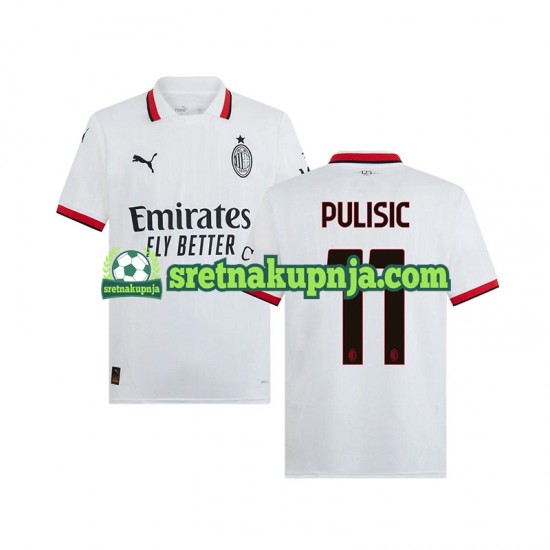 Muškarci Gostujući Away Dresova AC Milan PULISIC 11 2024-2025 Kratkih Rukava