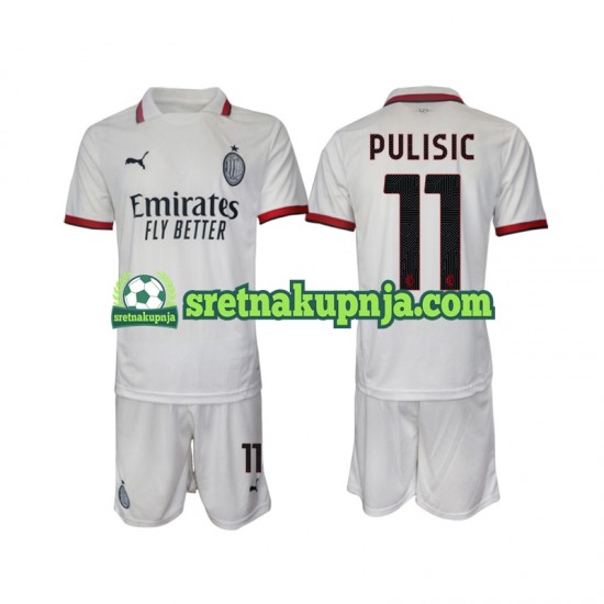 Dječja Gostujući Away Dresova AC Milan Pulisic 11 2024-2025 Kratkih Rukava