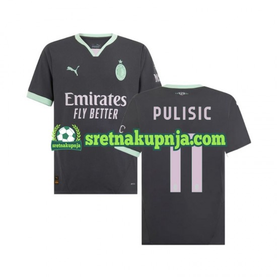 Muškarci Treći Dresova AC Milan Pulisic 11 2024-2025 Kratkih Rukava