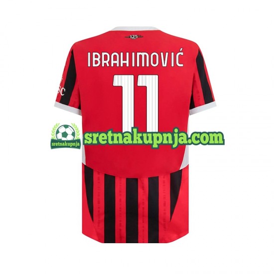Muškarci Domaći Home Dresova AC Milan ibrahimovic 11 2024-2025 Kratkih Rukava